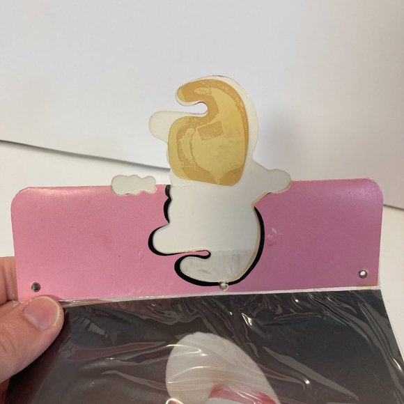 Vintage 1983 Smurfette Wardrobe Tennis Outfit Plush Doll New Pink White - Picture 5 of 8